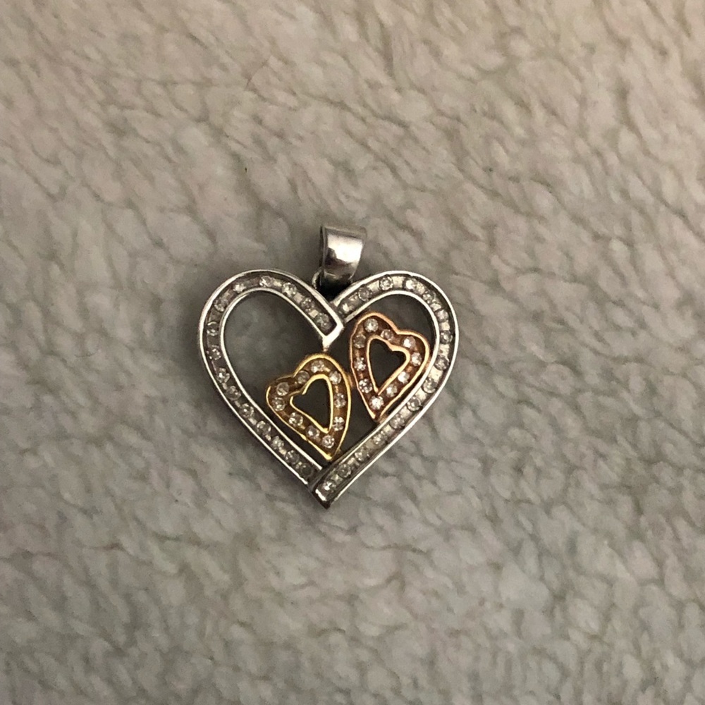 Kay Jewelers 10K white gold & diamonds pendant